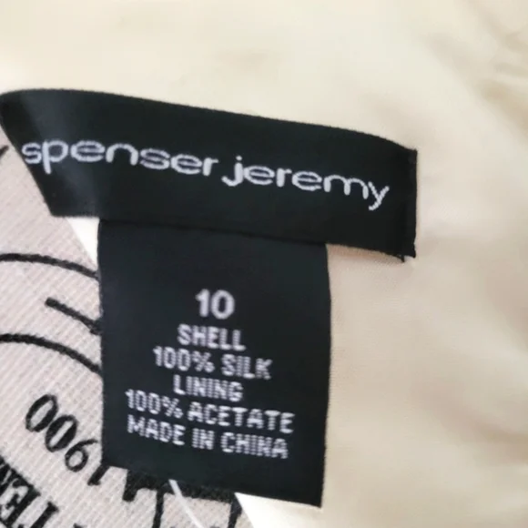 90s Vintage Spenser Jeremy Silk Party Dress NWT Deadstock - Picture 14 of 14